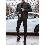 DStreet Kurtka męska skórzana czarna | Shoptok.si