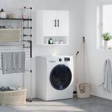 Maison Chic Stenska omarica - Zidna omarica bela 60x31x70 cm inženirski les iu810, (22063070) | Shoptok.si