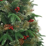  Umetno Zložljivo Božično Drevo Zelena 240 cm PE in PVC, (5000066306) | Shoptok.si