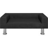  Krevet za pse crni 70x45x26,5 cm baršunasti | shoptok.hr