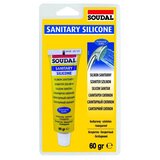 SOUDAL Silikonska zaptivna masa sanitarna bela 60g-120033 Cene