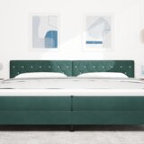  LED vzglavje z LED lučmi Diamantni Temno zelena 100 cm Žamet, (5000043945) | Shoptok.si