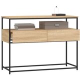  Konzolni stol boja hrasta sonome 100x40x75 cm konstruirano drvo | shoptok.hr
