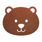LIND DNA Smeđi ručno rađen dječji tepih od eko kože 73x92 cm Bear XXL Bull – Cijene