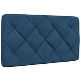 Maison Chic posteljno vzglavje - vzglavna omarica - vzglavna stranica modra 80 cm blago, (21704265) | Shoptok.si