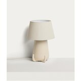 Kave Home Bež/boje slonovače stolna lampa keramička (visina 45,5 cm) Odra – | shoptok.hr