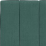 vidaXL Postelja z vzmetnico temno zelena 90x200 cm žamet | Shoptok.si