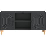 TV ormar Crna 102 x 34,5 x 50 cm Konstruirano drvo | shoptok.hr