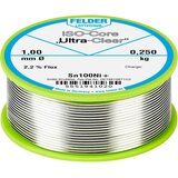  ISO-Core ''Ultra-Clear'' Sn100Ni+ spajkalna žica\, neosvinčena tuljava Sn99\,25Cu0\,7Ni0\,05 0.250 kg 1 mm, (20428500) Cene