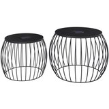 Modern Living Set Vrtnih Mizic Ava, Črna, 2-Delno | Shoptok.si