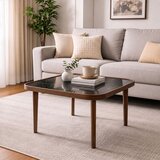 Hanah home klub sto Hera 90, 90 cm, hrast / crni mermer | Eponuda.com