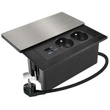 solight PP128C-PD65 - Ugradna utičnica 65W, 2 utičnice + USB-A + USB-C Cene