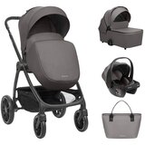 Kikka Boo kolica modena 3in1 set sa i-size auto sedištem i tvrdom korpom dark grey Cene