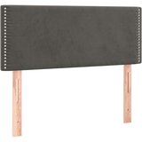Box spring postelja z vzmetnico temno siva 90x200 cm žamet, (20723332) | Shoptok.si