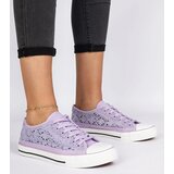 Gemre Purple women's lace-up sneakers Saha | Shoptok.si