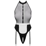 Cottelli body sobarice s predpasnikom (črna) - S | Shoptok.si