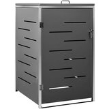  Enojna lopa za smetnjak 69x77,5x115 cm nerjaveče jeklo, (20753619) | Shoptok.si