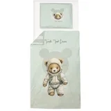 Textil posteljina za krevetac Teddy 3u1 Mint