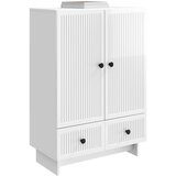  Kreveta Visoki Sjaj Bijeli 66 x 34,5 x 95 cm | shoptok.hr