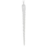 Dekordom novogodišnja dekoracija - hanging icicle 28cm 520102 - transparent/silver - kmg ( 043364 ) Cene