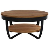  Stolić za kavu 65 x 65 x 32 cm od masivnog bagremovog drva | Eponuda.ba