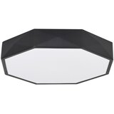 Nova Luce Mat črna aluminijasta LED stropna svetilka Eben – | Shoptok.si