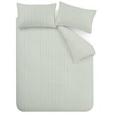 Catherine Lansfield Zelena posteljina za krevet za jednu osobu 135x200 cm Epping Textured Stripe – | shoptok.hr