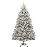 vidaXL Umjetno božićno drvce Zelena i bijela 300 cm PVC i metal | shoptok.hr