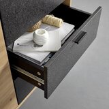 Bessagi Home komoda fosca, hrast, črna | Shoptok.si