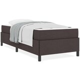 Box spring krevet Smeđa i crna 90 x 190 cm | shoptok.hr