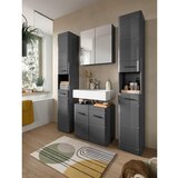MID.YOU Omarica Za Pod Umivalnik Soft, Siva, Visoki Sijaj | Shoptok.si