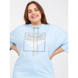 RELEVANCE Blouse-RV-BZ-7485.13P-light blue | Shoptok.si