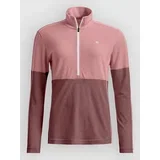 185 Rock 'N' Wool Zip Neck Base Layer Top dusk rose 35401