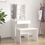  Set toaletnog stolića LED bijeli od konstruiranog drva | shoptok.hr