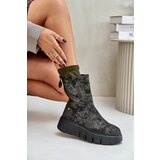Maciejka Ladies Leather Boots On Massive Platform | Shoptok.si
