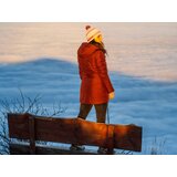 Husky Women&#039;s stuffed hardshell jacket Naveli L dark burgundy | Eponuda.ba