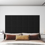 vidaXL zidne ploče od tkanine 12 kom crne 30 x 30 cm 1,08 m² Cijene