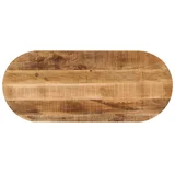 ploča 100x40x2,5 cm ovalna od masivnog grubog drva manga