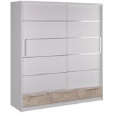 Matis garderober lara 150 premium hrast - belo | ePonuda.com