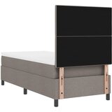  s opruga kutije Sivo-smeđa 80 x 200 cm tkanina | shoptok.hr