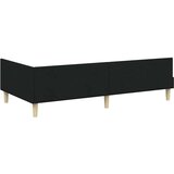 vidaXL Kutni okvir kreveta Crna 80 x 200 cm Tkanina i inženjerska drva | shoptok.hr