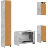  Set kupaonskih ormara od 4 dijela UTRECHT Betonska siva | shoptok.hr