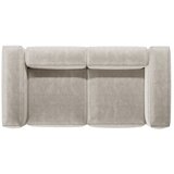 Cosmopolitan Design Bež sofa od samta 224 cm Bergano – | shoptok.hr