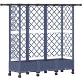  Povišeni krevet s mrežom i krovom Siva 164 x 40 x 127 cm PP | shoptok.hr