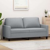 vidaXL Dvosjed od tkanine svjetlosivi 140 cm | shoptok.hr