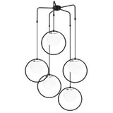 Opviq lights crna metalno viseća svjetiljka Satyros | shoptok.hr
