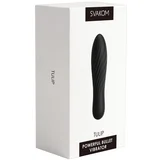 Svakom Tulip - mini vibrator s polnilno baterijo (črn)