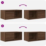 TV ormarići 2 kom boja smeđeg hrasta 60x31x25,5 cm drveni | shoptok.hr