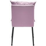Modern Living stol bono, roza, žamet | Shoptok.si