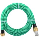 vidaXL Sesalna cev z medeninastimi priključki zelena 1,1" 10 m PVC, (20981802) Cene